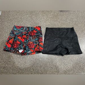 Bundle of 2 CVG Shorts Size XS High Rise 2.5” Inseam with Pockets